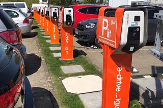 E-charging stations for company vehicles and employees