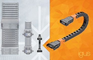 Plug-in energy chain system readychain speed from igus
