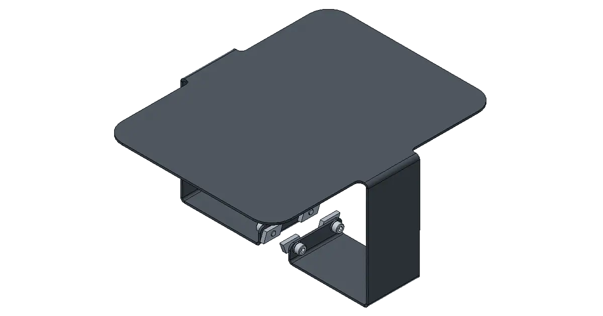 Cover for RSE elastic retraction system with deflection