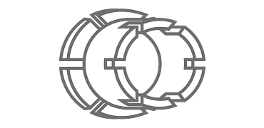 Clearance-free, pre-loaded flanged bearing