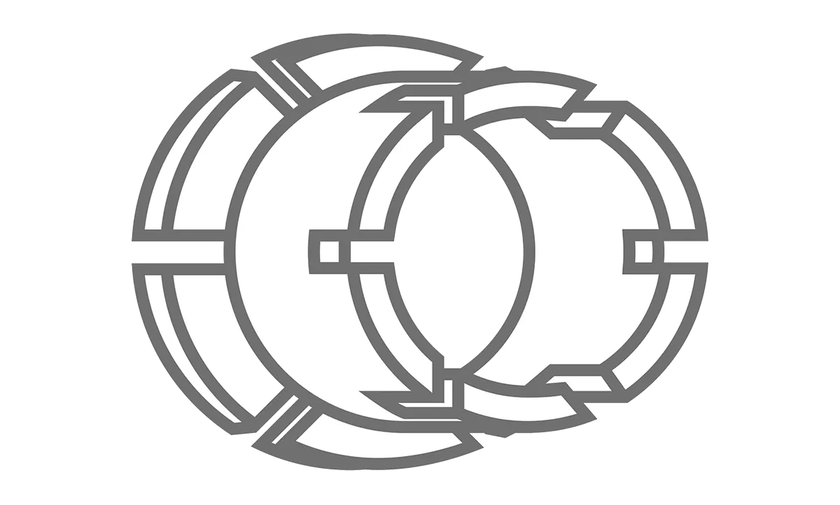Spelfritt förspänt lager med fläns