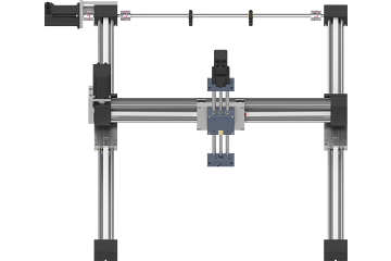 Robot cartesiano de tres ejes | DLE-RG-0014 | Espacio de trabajo 500 x 500 x 200 mm