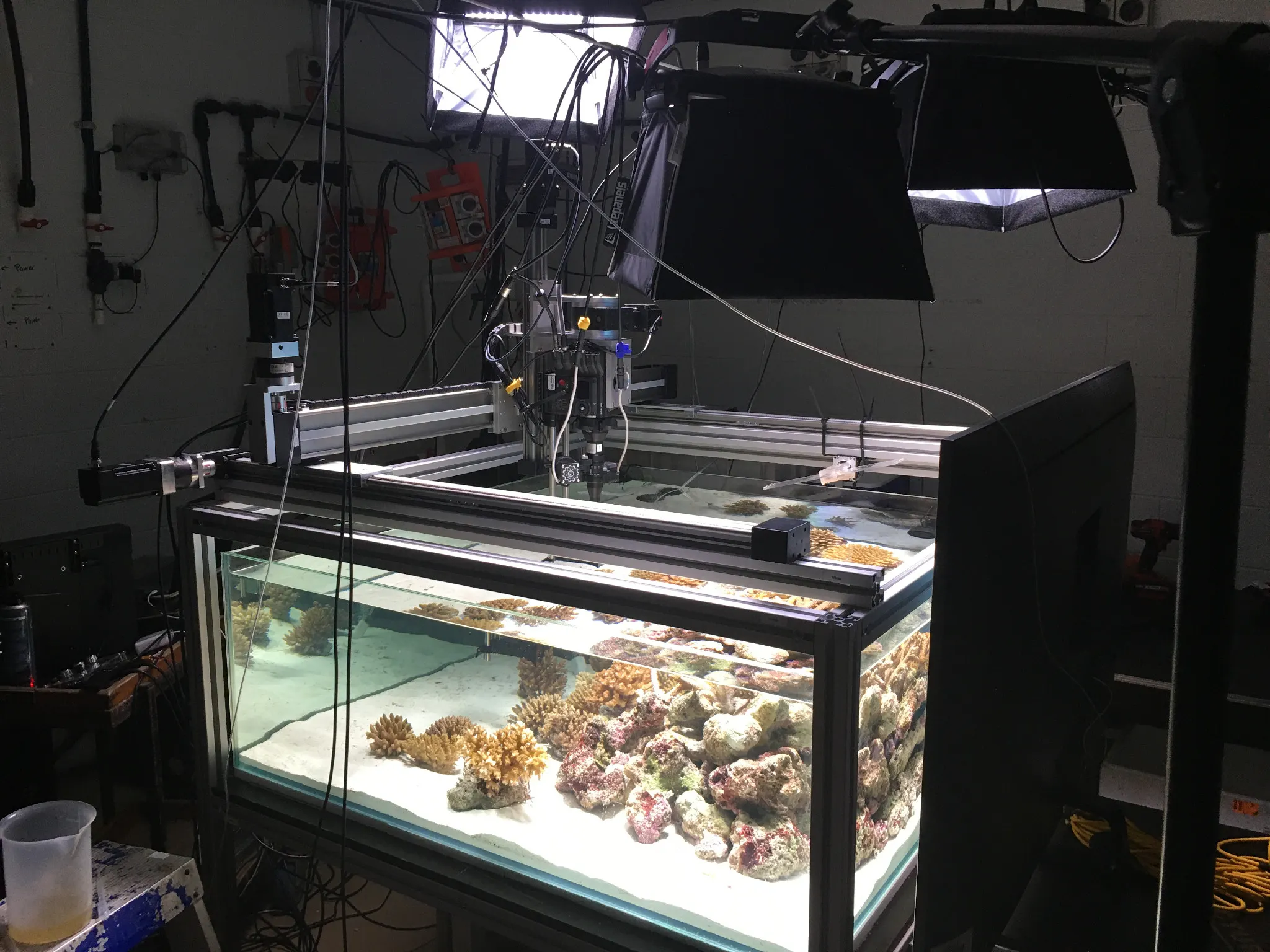 Szobai lineáris robotrendszer moduláris kamerarendszerhez