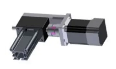 Motormontage 90 Grad