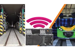 Plastiques intelligents dans un tunnel de lavage de trains