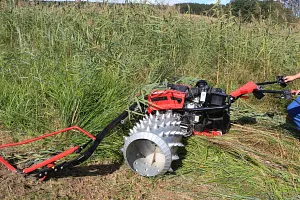 tecnologia linear drylin no cortador de grama de eixo único