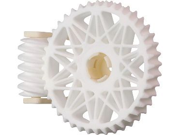 Worm wheel from 3D printing