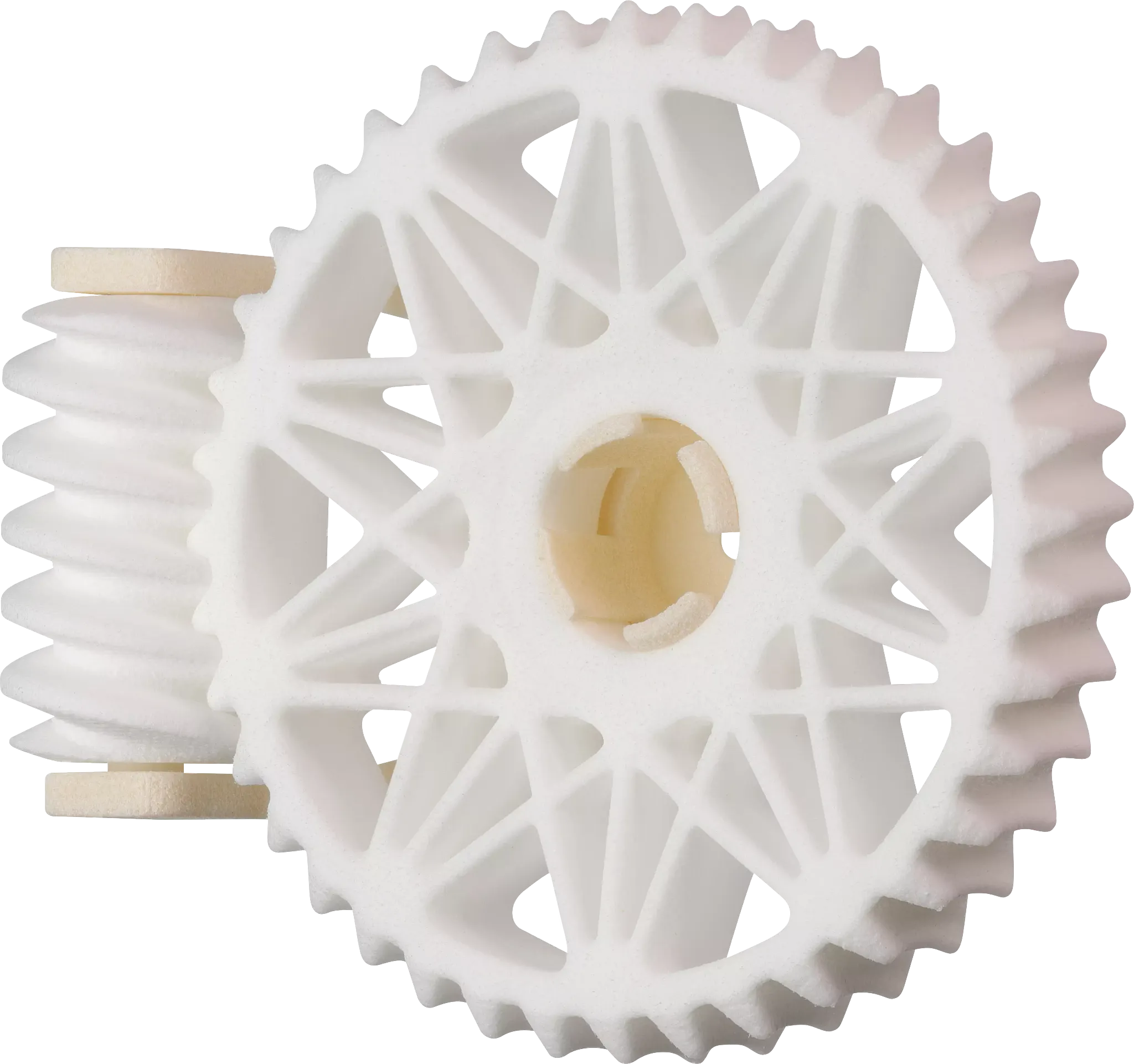Worm wheel from 3D printing