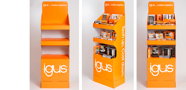 igus® corner 動態工程塑膠展示架