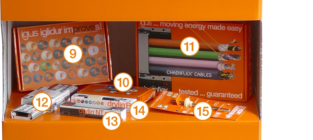 igus Corner: motion plastics Musterkiste