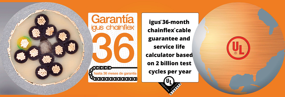 Cables chainflex con la marca UL verified