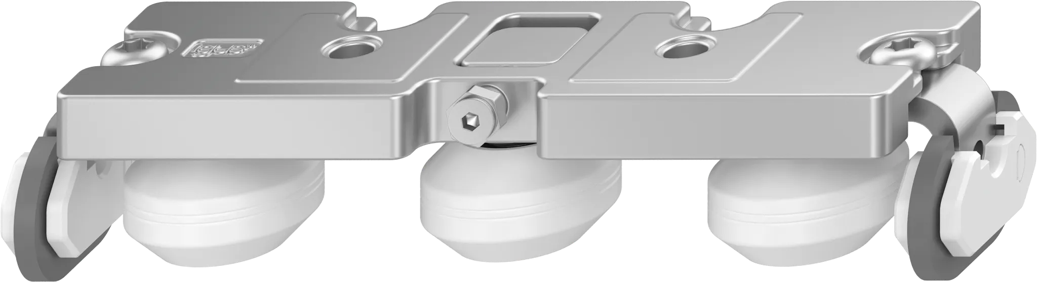 drylin C-Cam-Roller mit Abstreifer