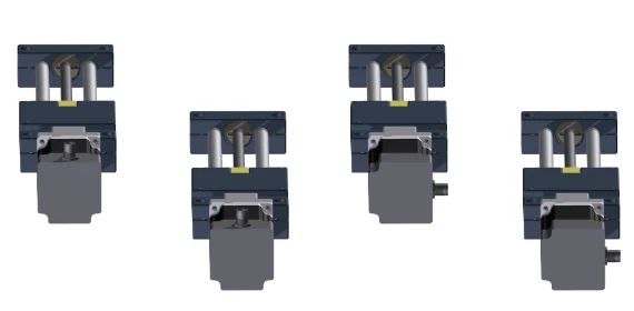 Spindelachse mit Motor