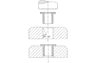 casquillos de ajuste a presión