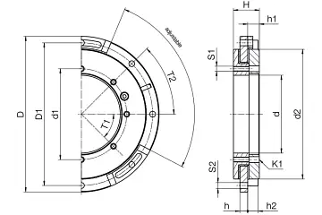 PRT-04-50-TS technical drawing