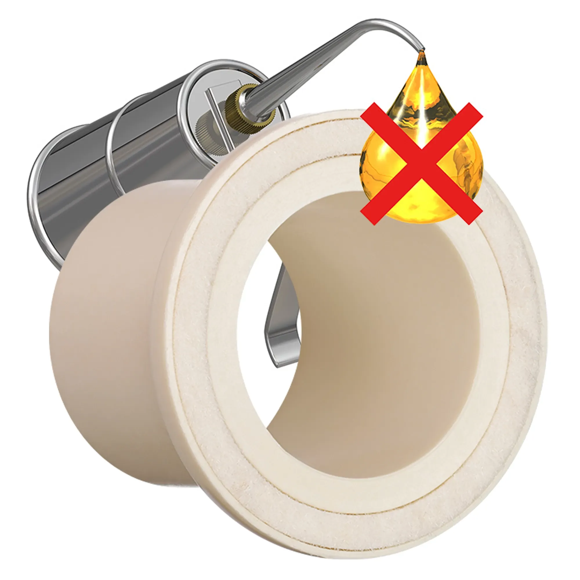 Rulmentul simplu cu garnitură din pâslă nu necesită lubrifiere