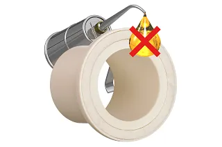 Plain bearing with felt seal requires no lubrication