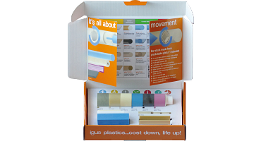 plastic rod sample box
