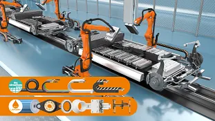 Komponenten für die Batteriefertigung