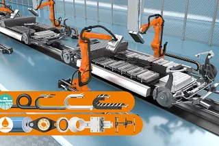 Komponenten für die Batteriefertigung