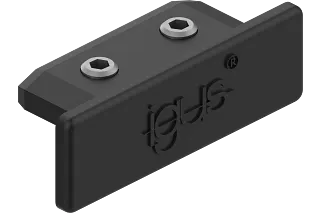 Tope final para la corredera de prisma de precarga drylin® NSV