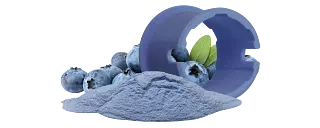 3D printing laser sintering powder, food-safe, blue