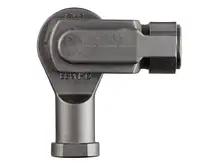 Clevis joint with spring-loaded fixing clip and rod end bearing, GERMFE /  GELMFE, igubal®