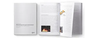 White paper cranes in steel plants