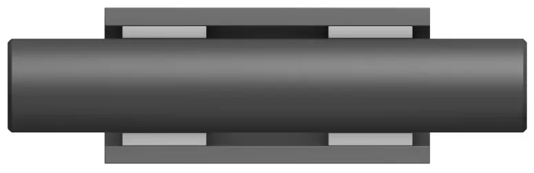 Puntos de apoyo sin lubricación