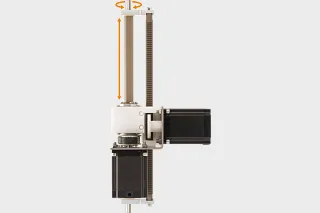 Rotary-drive unit for linear robots