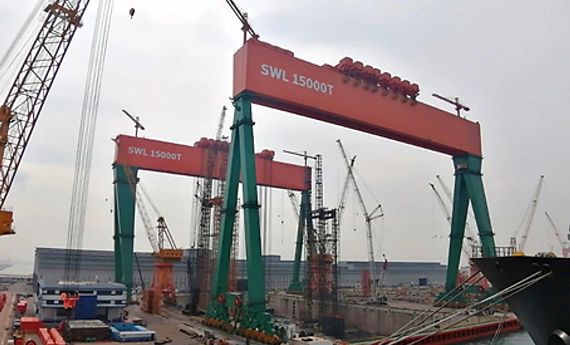 Goliath shipyard crane Sembcorp Marine