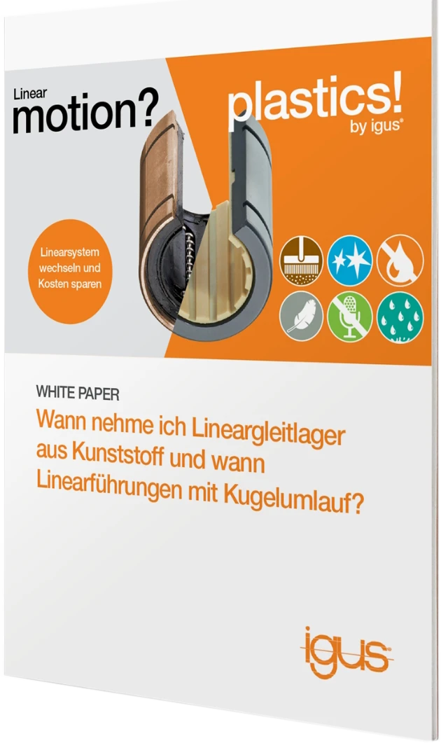 Cover white paper linear guides