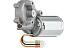 drylin® E Gleichstrommotor mit Schneckengetriebe und Kerbverzahnung