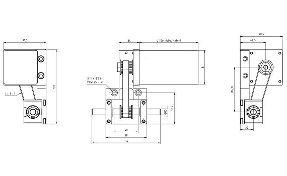 Gantry drive 1040 System von igus