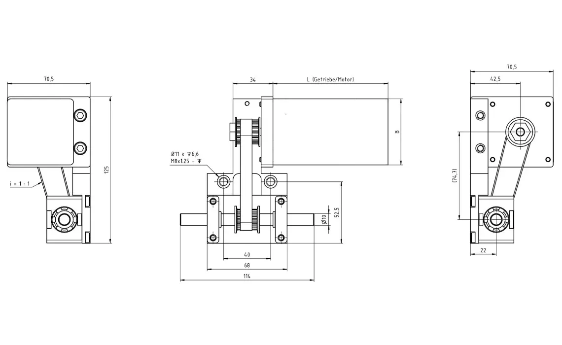 Système Gantry drive 1040 igus