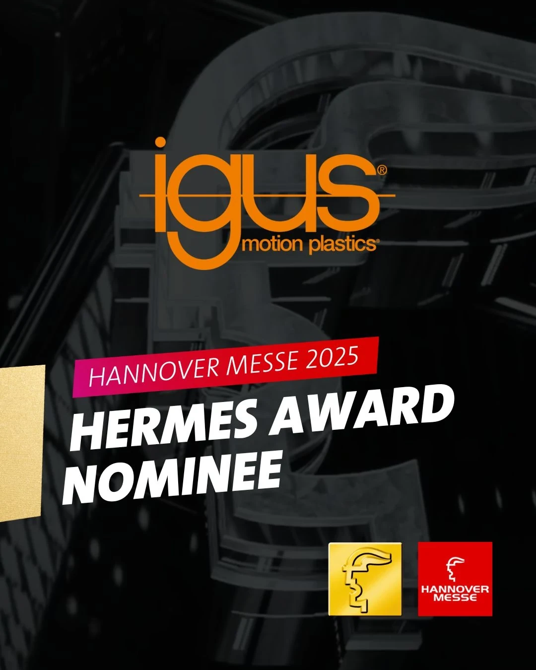 igus für den Hermes Award nominiert
