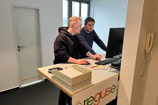 reguse is supervised by the igus trainees