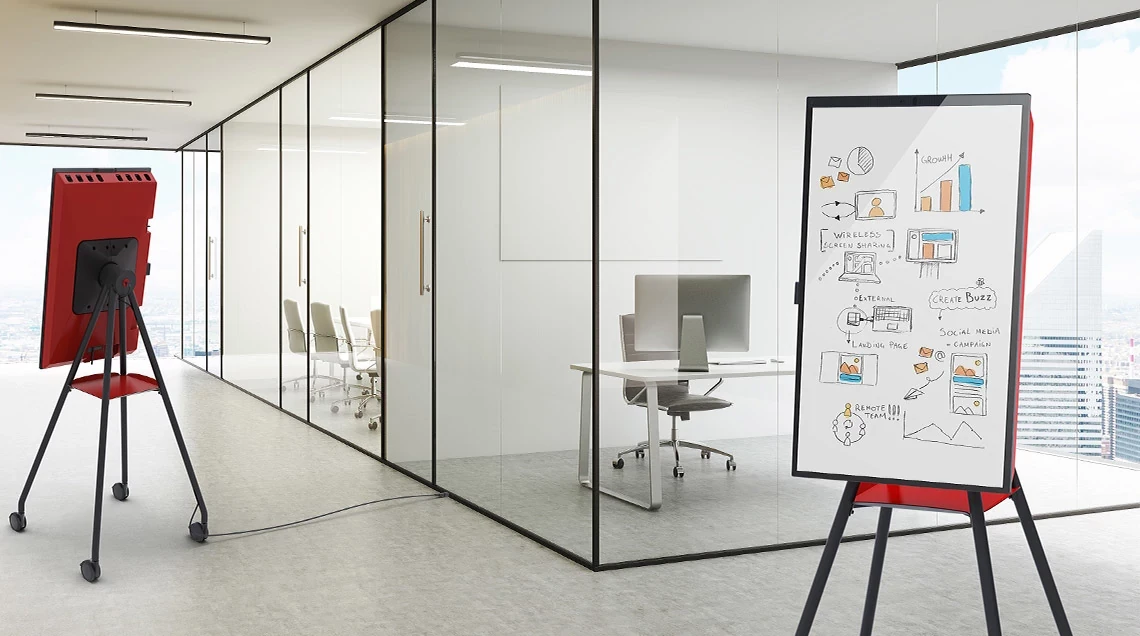 Flipchart met PRT-tandkranslager