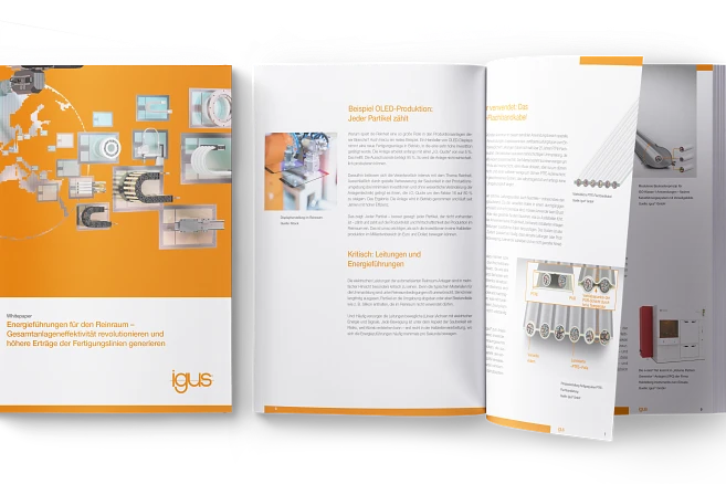 Energy Chain Clean Energy chains for cleanroom applications | igus