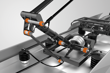 Railway technology pantograph