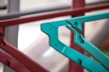 Bicycle frame fork end