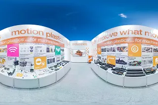 Virtual trade show stand