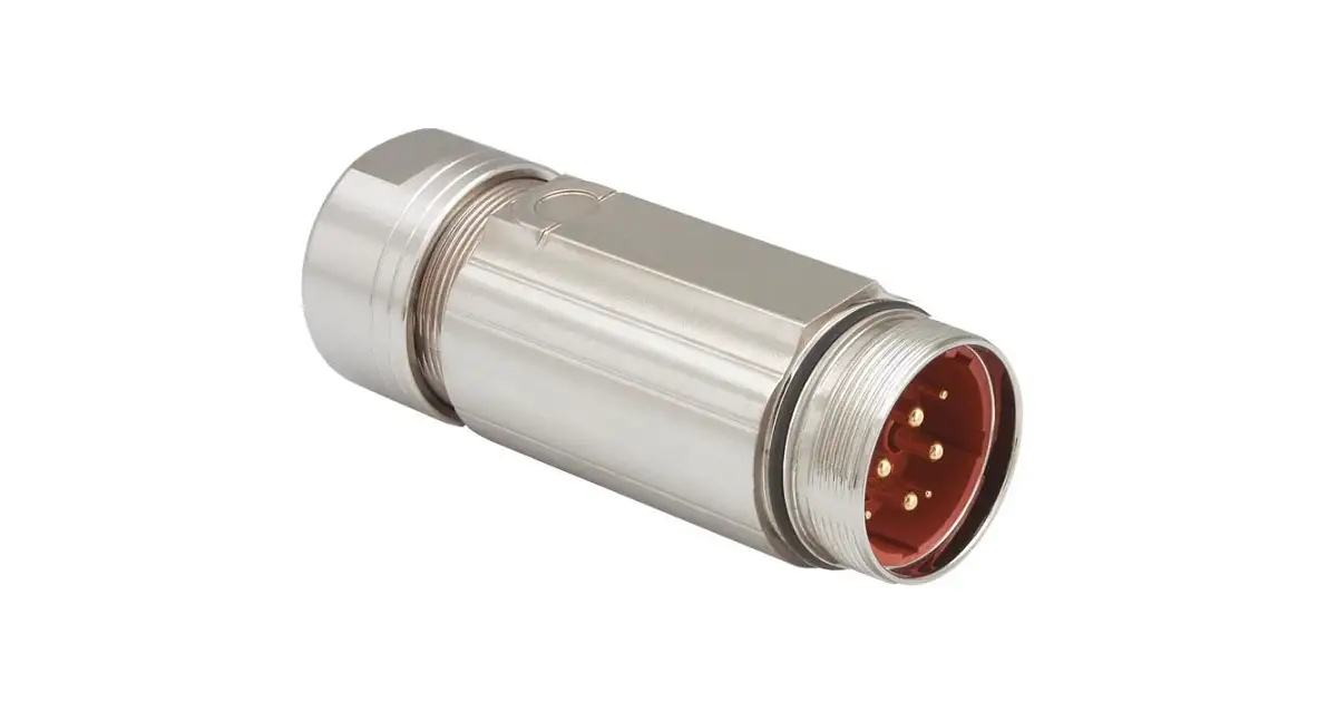 Standard connector, series C, M40 power coupling, incl. contacts