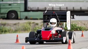 Wing Insert am Wagen