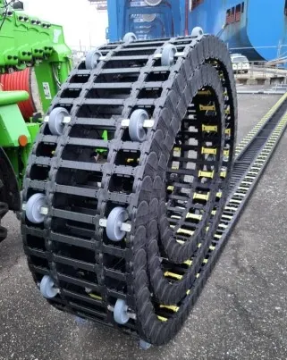 Enrolador de calha articulada