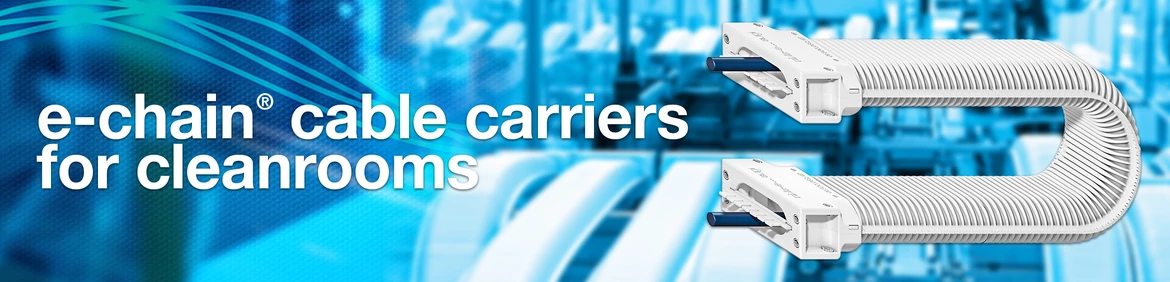 ISO Class-1 to -5 cable management solution for cleanroom environment