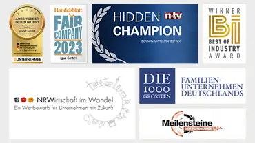 Auszeichnungen unseres Unternehmens