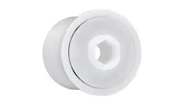 Tapa de extremo xiros para rodillos guía de correa con contorno de llave Allen