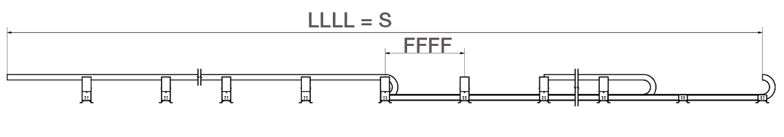 가이드락 (horizontal ) 설치 높이
