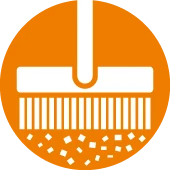 Icône insensibilité à la saleté